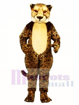Gepard Leopard Maskottchen Kostüm Tier