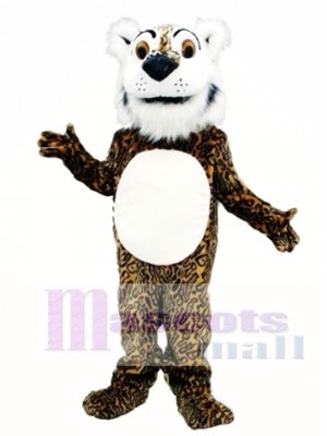 Comic Leopard Maskottchen Kostüm Tier