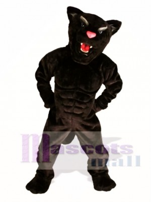 Muskel Panther Maskottchen Kostüm Tier