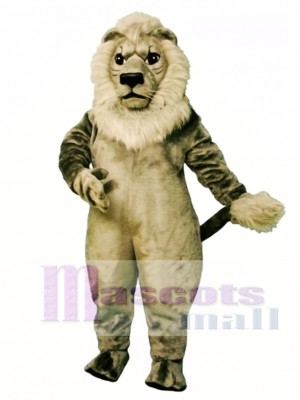 Alt Grau Löwe Maskottchen Kostüm Tier