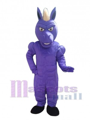 Blaues Mustang-Pferd Maskottchen-Kostüm