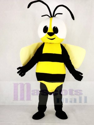 Niedlich Gelb Biene Maskottchen Kostüm Karikatur