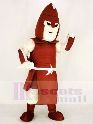 Realistisch rot Titan spartanisch Maskottchen Kostüm Erwachsene