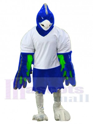 Sportlicher königsblauer Phönix Maskottchen-Kostüm Tier