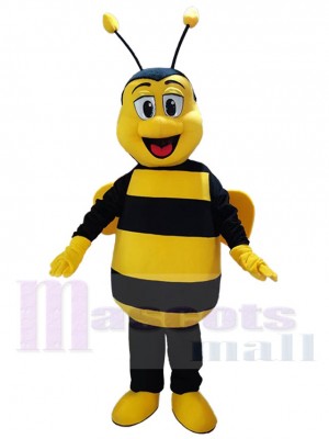 Glückliche Biene Maskottchen-Kostüm Für Erwachsene Maskottchenköpfe