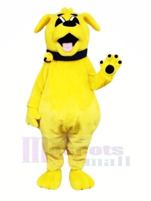 Stark Gelb Hund Maskottchen Kostüme Karikatur