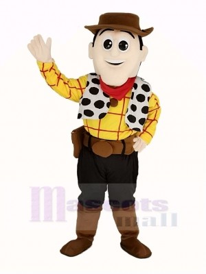 Cowboy Woody Maskottchen Kostüm Menschen