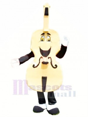 Komisch Gitarre Maskottchen Kostüm Karikatur