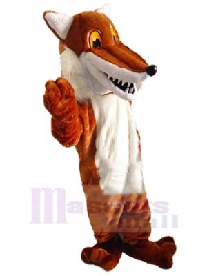 Spitzmaul Orange Wolf Maskottchen Kostüm Tier