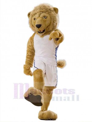 Sportlicher Löwe Maskottchen-Kostüm Tier