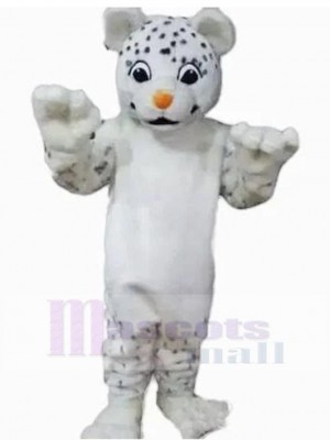 Schneeleopard Maskottchen-Kostüm Tier