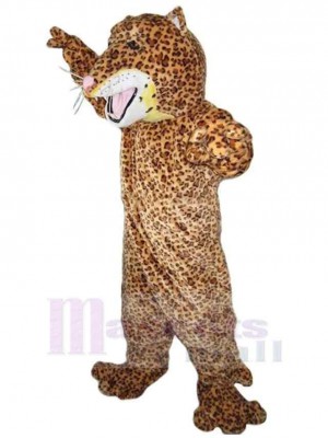 Wilder Leopard Maskottchen-Kostüm Tier