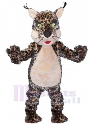 Langer Wimpern-Leopard Maskottchen-Kostüm Tier