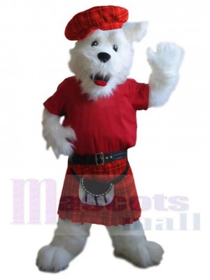 Süßer West Highland White Terrier Hund Maskottchen-Kostüm Tier