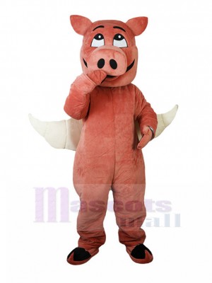 schwein maskottchen kostüm