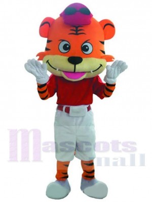 Süßer Junge Tiger Maskottchen Kostüm Tier
