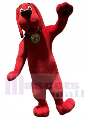 Clifford der große rote Hund Maskottchen-Kostüm Tier