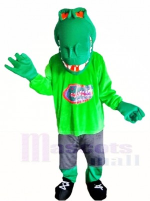 Grünes Muskel Krokodil Krokodil Alligator Maskottchen kostüme Tier
