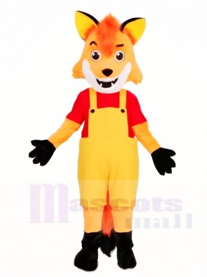 Fuchs in Overalls Maskottchen Kostüme Tier