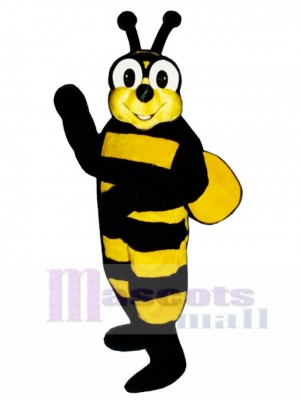 Gelbes Jacken Bienen Maskottchen Kostüm Insekt
