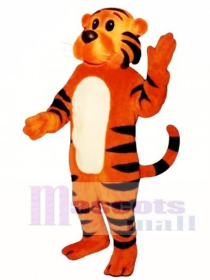 Nettes sonniges Tiger Maskottchen Kostüm Tier