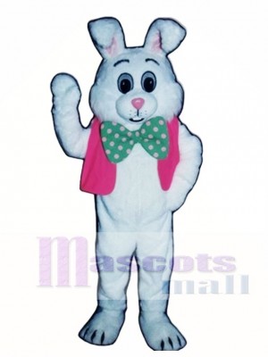 Fett Hase Kaninchen mit Weste & Bowtie Maskottchen Kostüm Tier