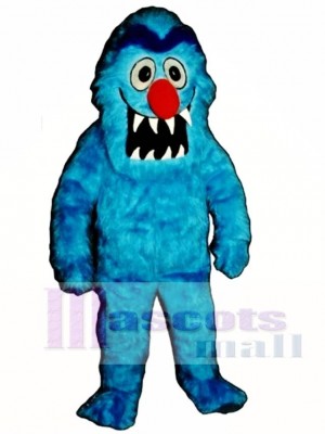 Blaues Monster Maskottchen Kostüm
