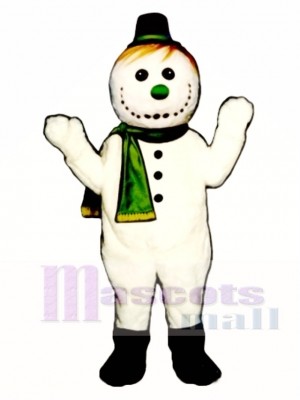 Flakey Schneemann mit Hut und Schal Weihnachts Maskottchen Kostüm Weihnachten Xmas 