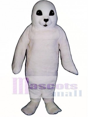 Niedliches weißes Baby Seal Maskottchen Kostüm Tier