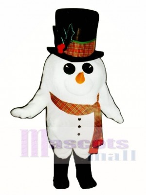 Madcap Schneemann mit Boots & Schal Maskottchen Kostüm Weihnachten Xmas
