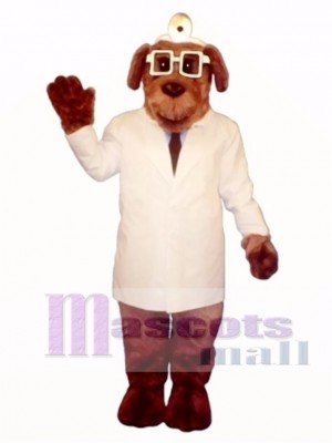 Netter Dr. Mutt Hund Maskottchen Kostüm