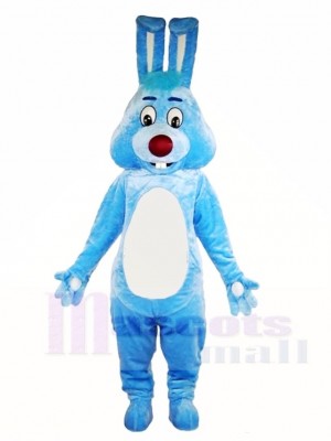 Blau Kaninchen Maskottchen Kostüme Häschen Hase Tier