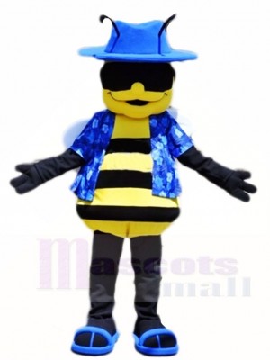 Buzz the Bee mit großer Sonnenbrille Maskottchen Kostüme Insekt