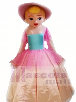 Prinzessin im Rosa Kleid Maskottchen Kostüme Menschen
