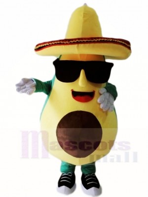 Coole mexikanische Avocado Maskottchen Kostüme Obst Essen Pflanze