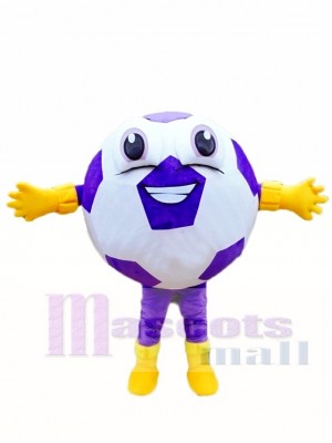 Brauch Farbe lila Ball Fußball Maskottchen Kostüme