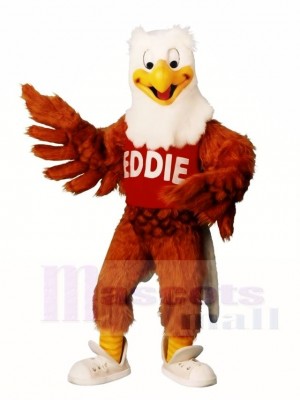 Braun Eddie Eagle Maskottchen Kostüme Tier