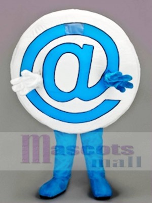 E-Mail Symbol bei @ Maskottchen Kostüme Tier