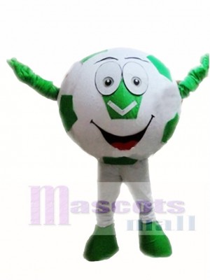 Grüne Ball Fußball Maskottchen Kostüme