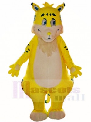 Gelb Tiger Maskottchen Kostüme Tier