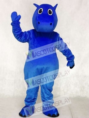 Blaues Baby Nilpferd Maskottchen Kostüme Tier