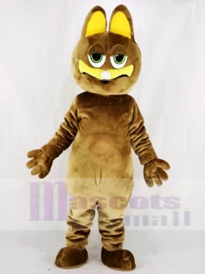 Fett Braun Katze Maskottchen Kostüme Tier