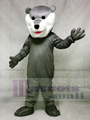 Grau Champion Otter Hockey Maskottchen Kostüme Tier