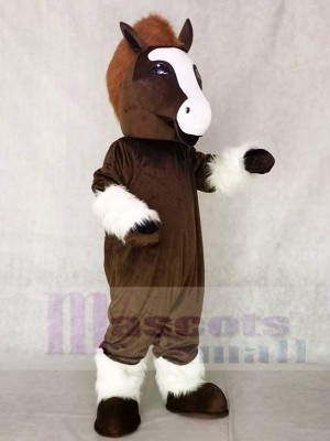 Nettes Shirley Shire Pferde maskottchen Kostüm Tier