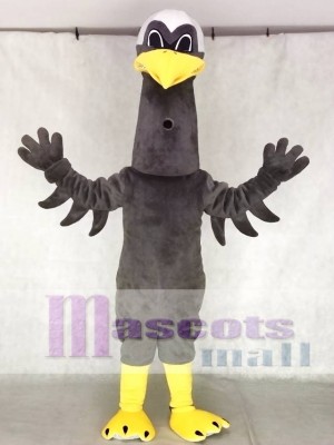Heftige dunkelgraue Kran Maskottchen Kostüme Vogel