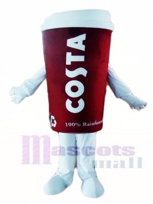 Costa Kaffee Becherglas Becher Maskottchen Kostüme 