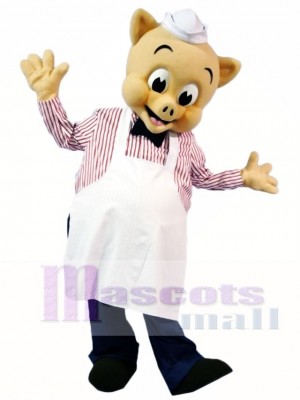 Cute Koch Schwein Piggly Maskottchen Kostüme Tier
