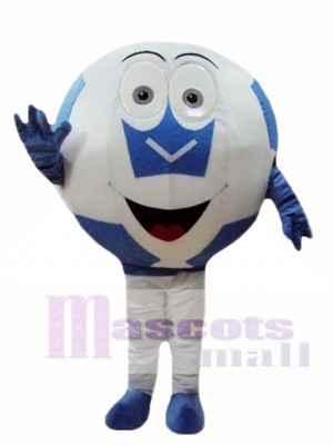 Blaue Ball Fußball Maskottchen Kostüme