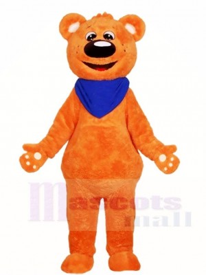 Orange Teddy bär Maskottchen Kostüme Tier