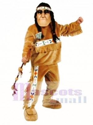 Amerikanischer Ureinwohner Maskottchen Kostüm